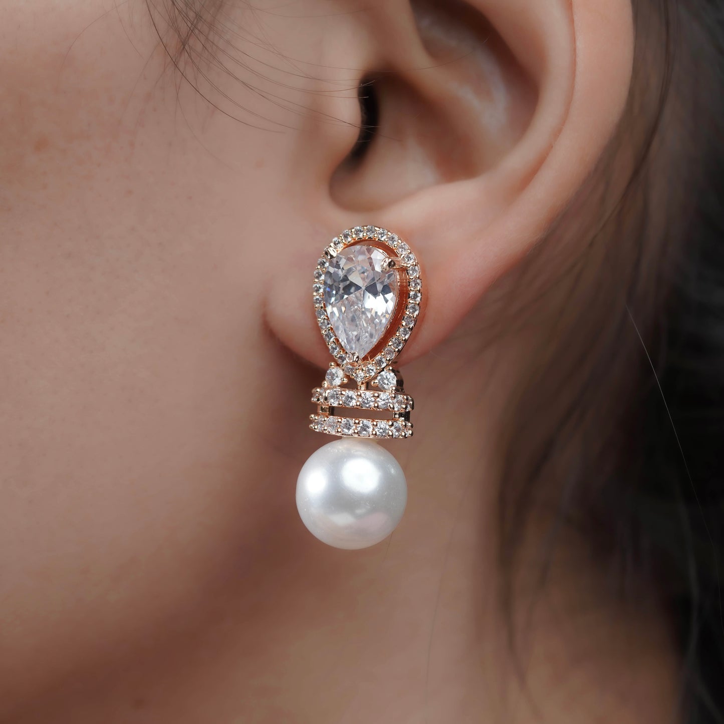 Shumi Pearl Drop Earrings