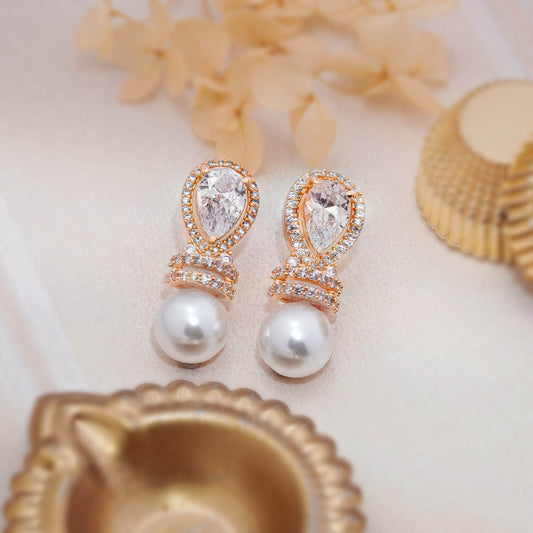 Shumi Pearl Drop Earrings