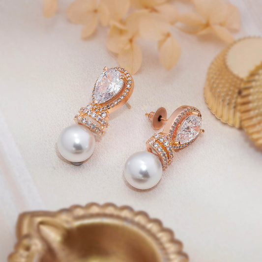 Shumi Pearl Drop Earrings