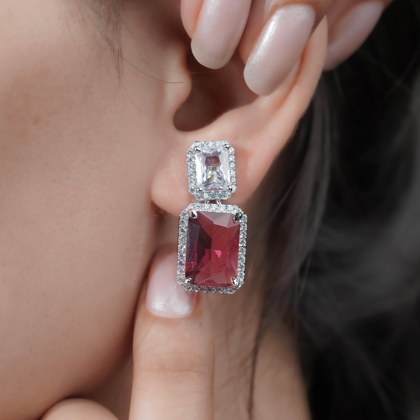 Ruby Earrings