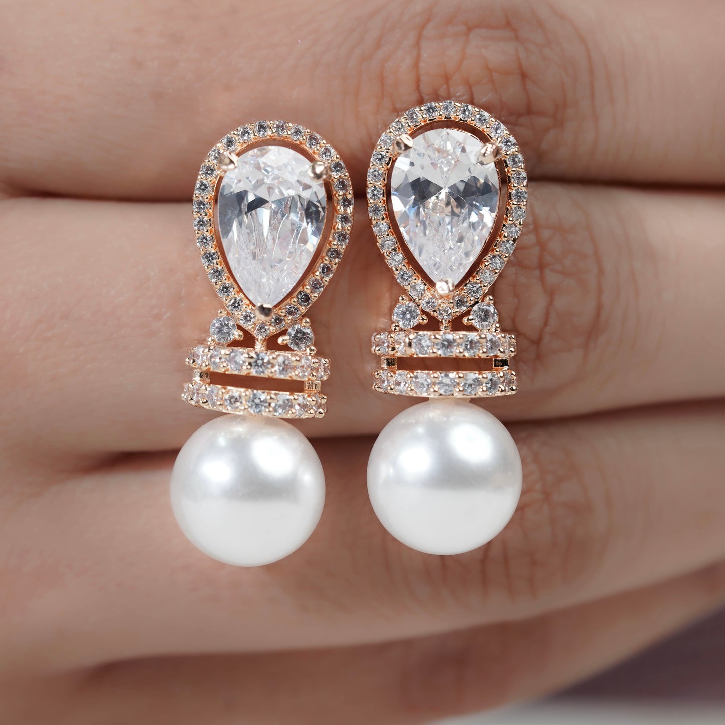 Shumi Pearl Drop Earrings