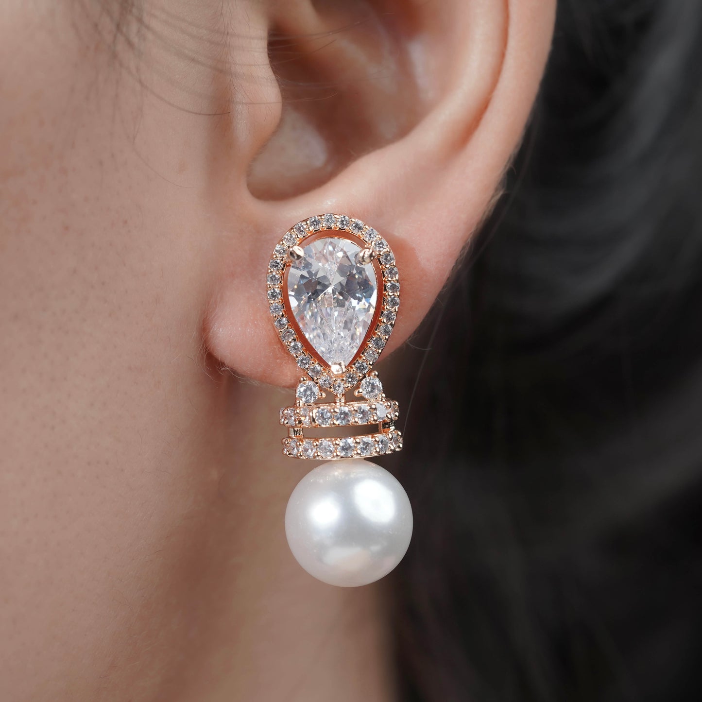 Shumi Pearl Drop Earrings