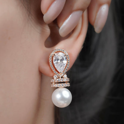 Shumi Pearl Drop Earrings